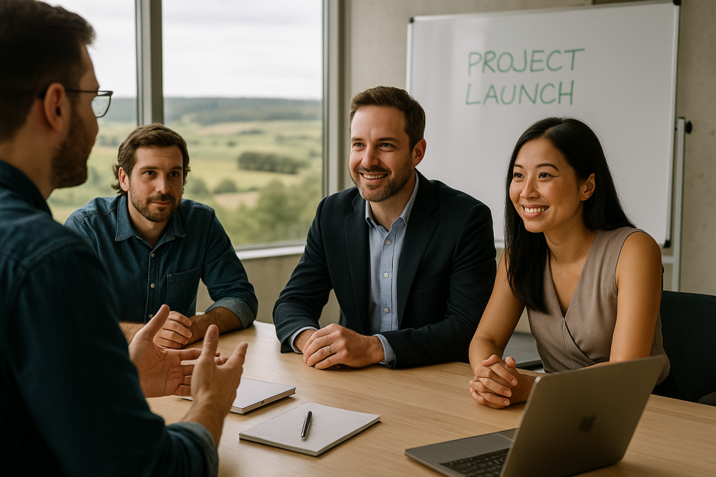 Introductory discovery meeting to begin building custom business software for a UK start-up.